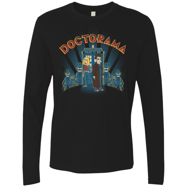 T-Shirts Black / Small Doctorama (1) Men's Premium Long Sleeve