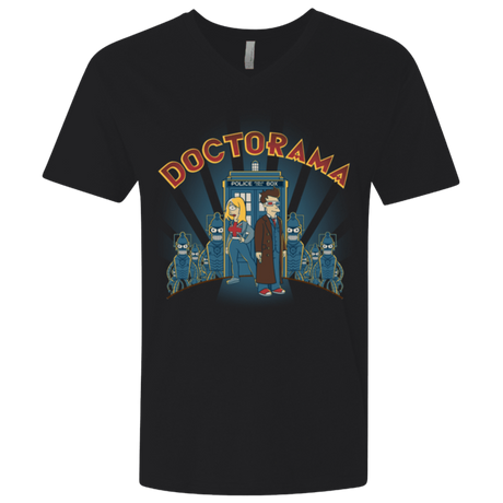 T-Shirts Black / X-Small Doctorama (1) Men's Premium V-Neck