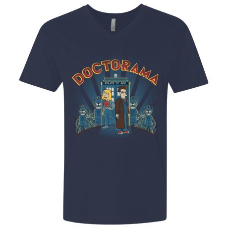 T-Shirts Midnight Navy / X-Small Doctorama (1) Men's Premium V-Neck