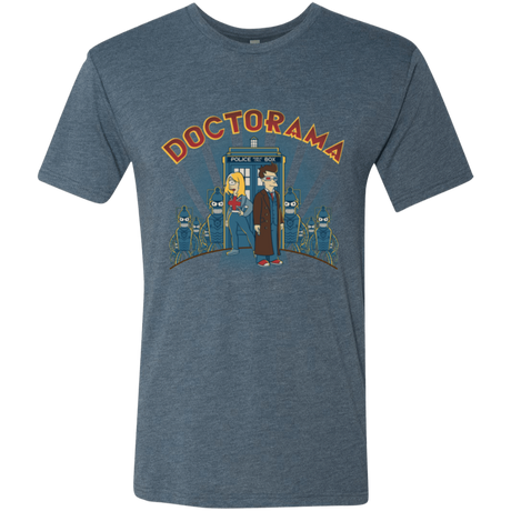 T-Shirts Indigo / Small Doctorama (1) Men's Triblend T-Shirt