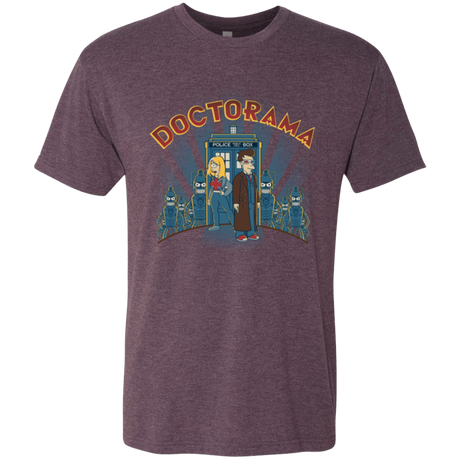 T-Shirts Vintage Purple / Small Doctorama (1) Men's Triblend T-Shirt