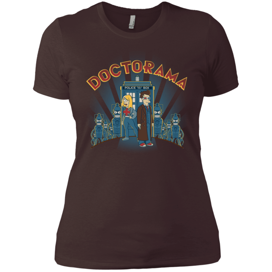 T-Shirts Dark Chocolate / X-Small Doctorama (1) Women's Premium T-Shirt