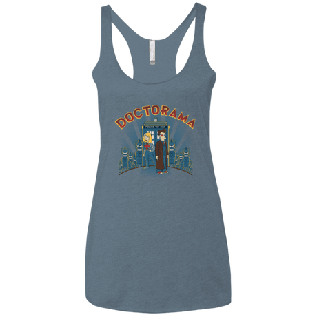 T-Shirts Indigo / X-Small Doctorama (1) Women's Triblend Racerback Tank