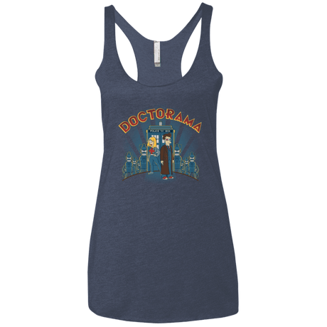 T-Shirts Vintage Navy / X-Small Doctorama (1) Women's Triblend Racerback Tank