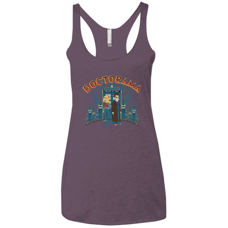 T-Shirts Vintage Purple / X-Small Doctorama (1) Women's Triblend Racerback Tank