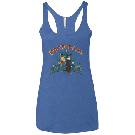 T-Shirts Vintage Royal / X-Small Doctorama (1) Women's Triblend Racerback Tank