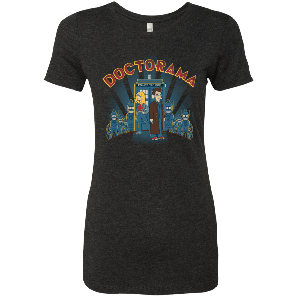 T-Shirts Vintage Black / Small Doctorama (1) Women's Triblend T-Shirt