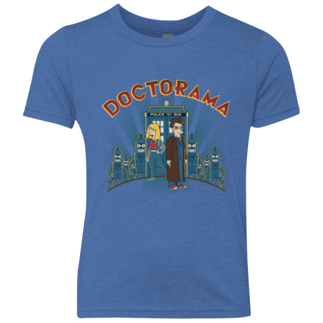 T-Shirts Vintage Royal / YXS Doctorama (1) Youth Triblend T-Shirt
