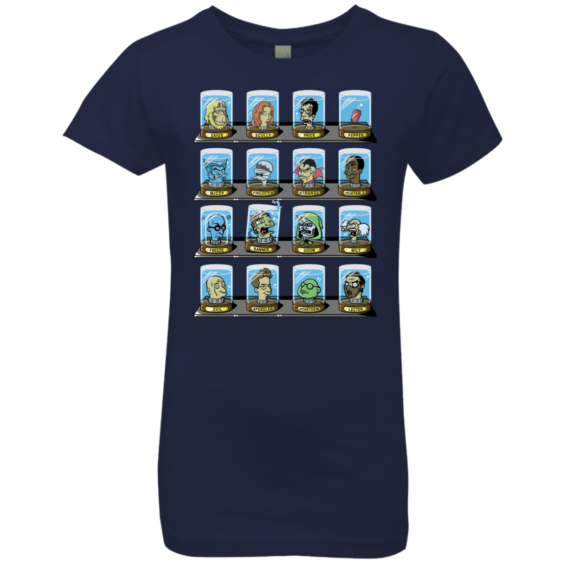 T-Shirts Midnight Navy / YXS Doctorama 2.0 Girls Premium T-Shirt