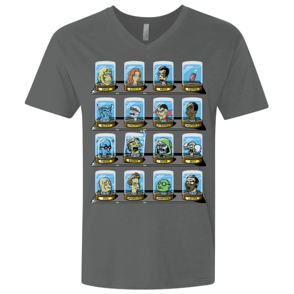 T-Shirts Heavy Metal / X-Small Doctorama 2.0 Men's Premium V-Neck