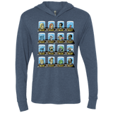 T-Shirts Indigo / X-Small Doctorama 2.0 Triblend Long Sleeve Hoodie Tee