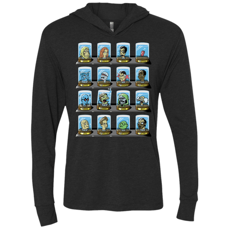 T-Shirts Vintage Black / X-Small Doctorama 2.0 Triblend Long Sleeve Hoodie Tee