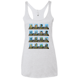 T-Shirts Heather White / X-Small Doctorama 2.0 Women's Triblend Racerback Tank