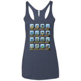 T-Shirts Vintage Navy / X-Small Doctorama 2.0 Women's Triblend Racerback Tank