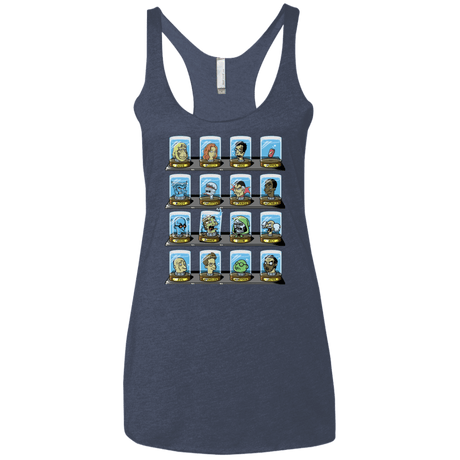 T-Shirts Vintage Navy / X-Small Doctorama 2.0 Women's Triblend Racerback Tank