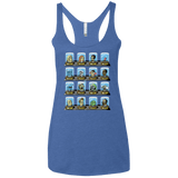 T-Shirts Vintage Royal / X-Small Doctorama 2.0 Women's Triblend Racerback Tank