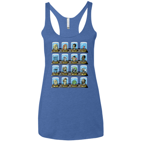 T-Shirts Vintage Royal / X-Small Doctorama 2.0 Women's Triblend Racerback Tank