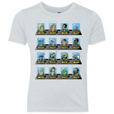 T-Shirts Heather White / YXS Doctorama 2.0 Youth Triblend T-Shirt