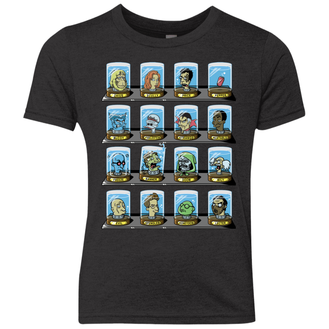 T-Shirts Vintage Black / YXS Doctorama 2.0 Youth Triblend T-Shirt