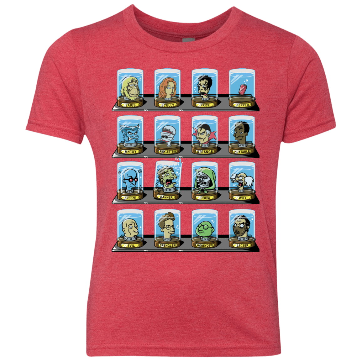 T-Shirts Vintage Red / YXS Doctorama 2.0 Youth Triblend T-Shirt