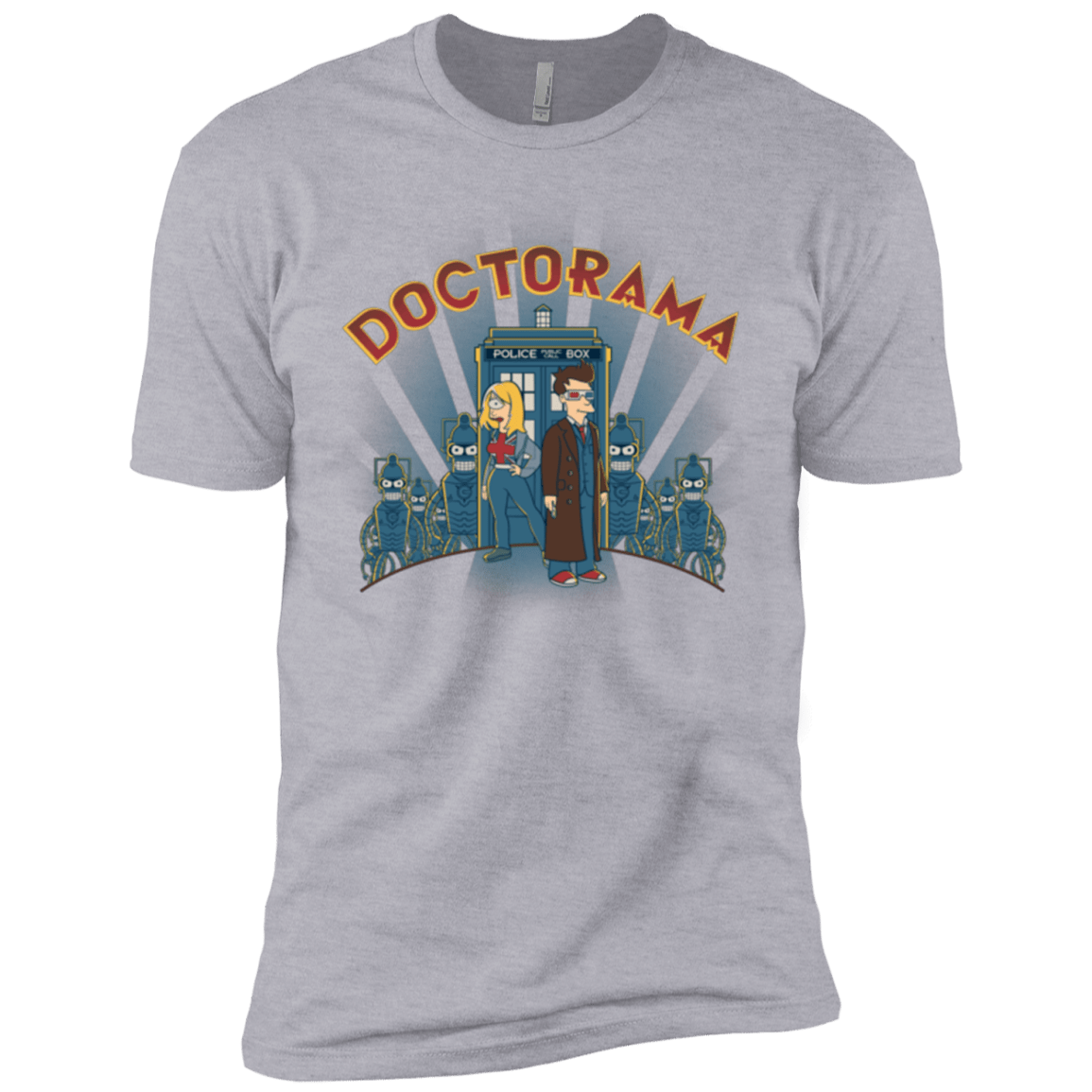 T-Shirts Heather Grey / YXS DOCTORAMA (2) Boys Premium T-Shirt