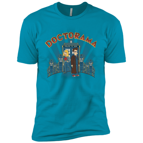 T-Shirts Turquoise / YXS DOCTORAMA (2) Boys Premium T-Shirt