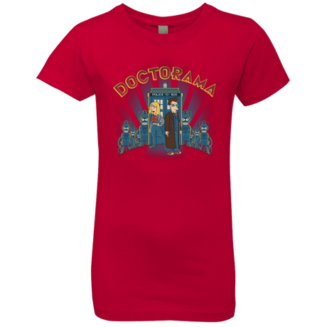T-Shirts Red / YXS DOCTORAMA (2) Girls Premium T-Shirt