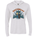 T-Shirts Heather White / X-Small DOCTORAMA (2) Triblend Long Sleeve Hoodie Tee