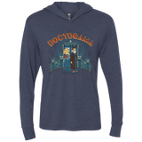 T-Shirts Vintage Navy / X-Small DOCTORAMA (2) Triblend Long Sleeve Hoodie Tee