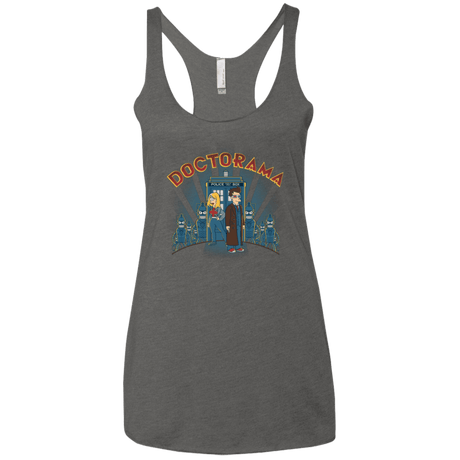 T-Shirts Premium Heather / X-Small DOCTORAMA (2) Women's Triblend Racerback Tank