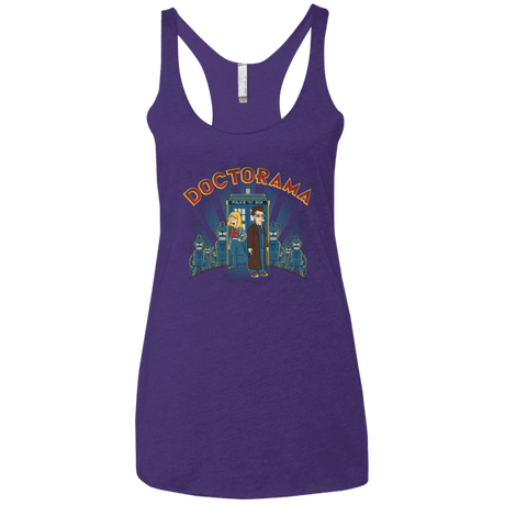 T-Shirts Purple / X-Small DOCTORAMA (2) Women's Triblend Racerback Tank