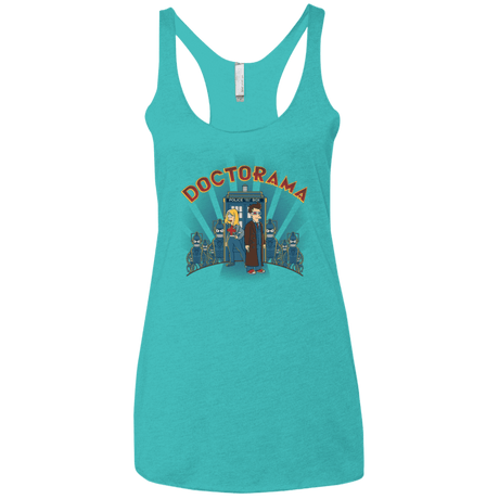 T-Shirts Tahiti Blue / X-Small DOCTORAMA (2) Women's Triblend Racerback Tank