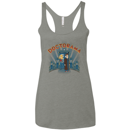 T-Shirts Venetian Grey / X-Small DOCTORAMA (2) Women's Triblend Racerback Tank