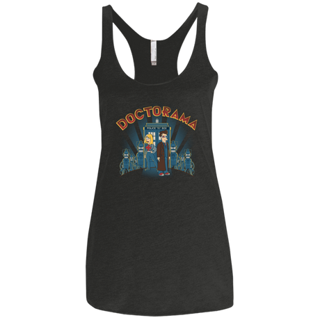 T-Shirts Vintage Black / X-Small DOCTORAMA (2) Women's Triblend Racerback Tank