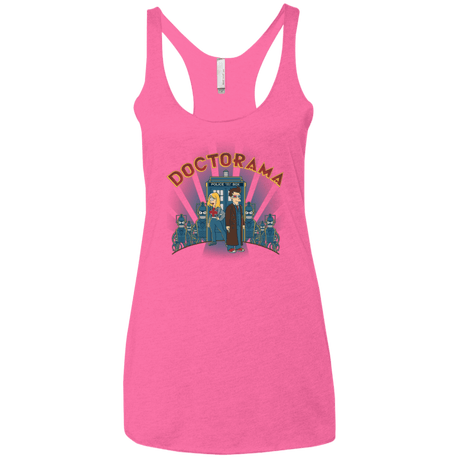 T-Shirts Vintage Pink / X-Small DOCTORAMA (2) Women's Triblend Racerback Tank