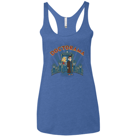 T-Shirts Vintage Royal / X-Small DOCTORAMA (2) Women's Triblend Racerback Tank