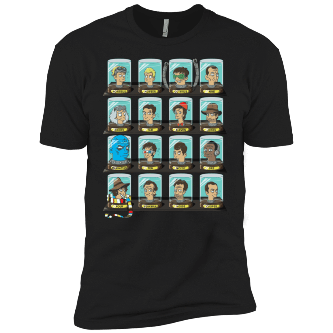 T-Shirts Black / YXS Doctorama Boys Premium T-Shirt