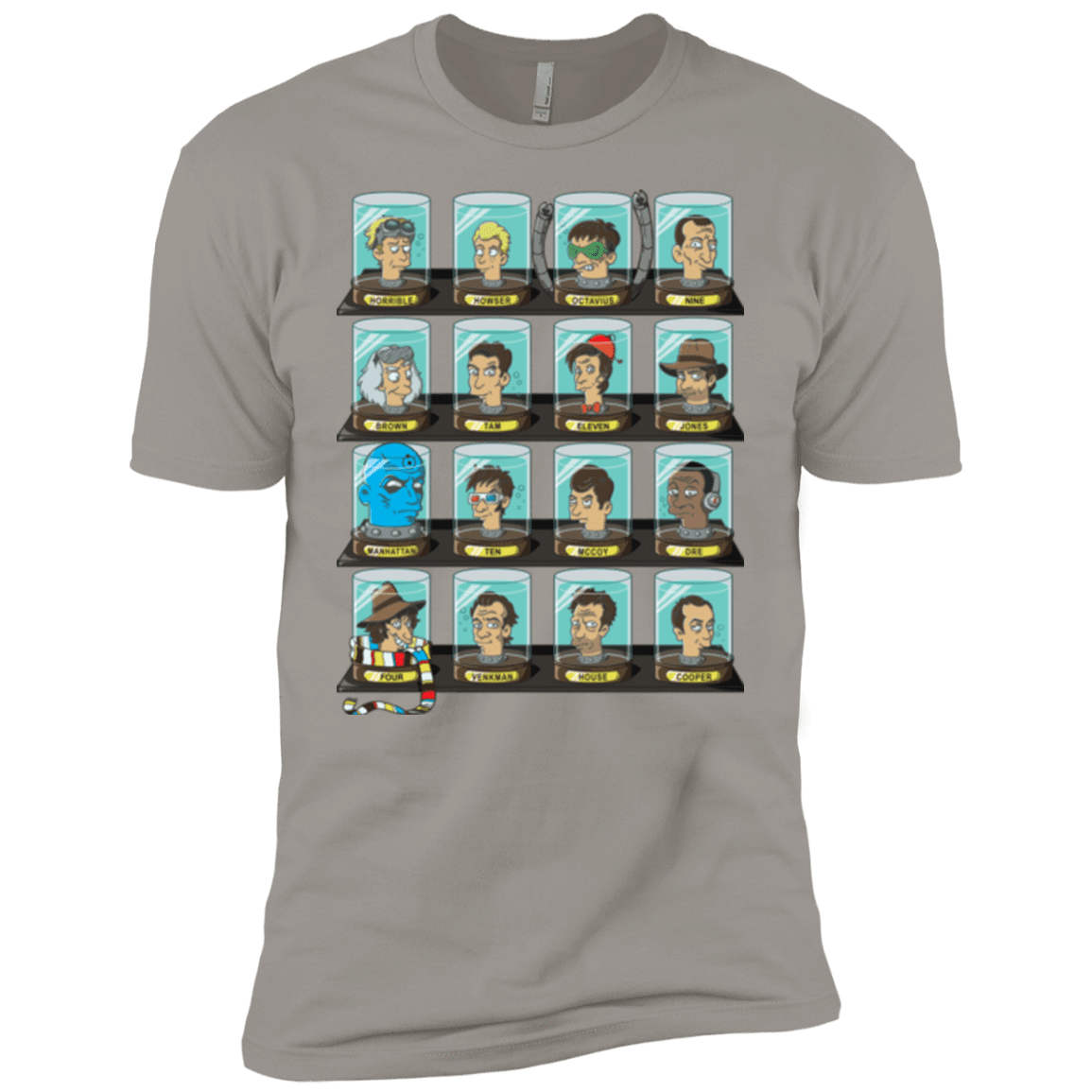 T-Shirts Light Grey / YXS Doctorama Boys Premium T-Shirt