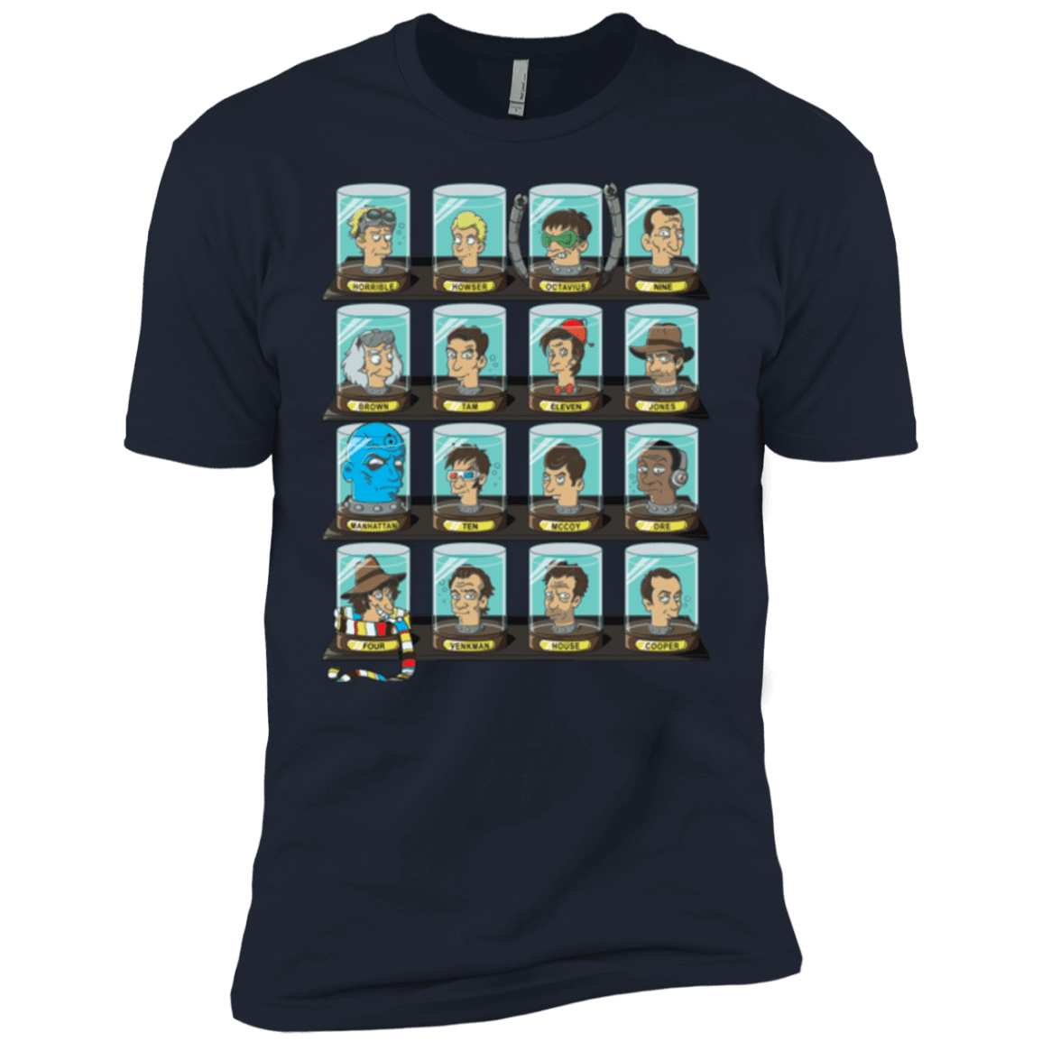 T-Shirts Midnight Navy / YXS Doctorama Boys Premium T-Shirt