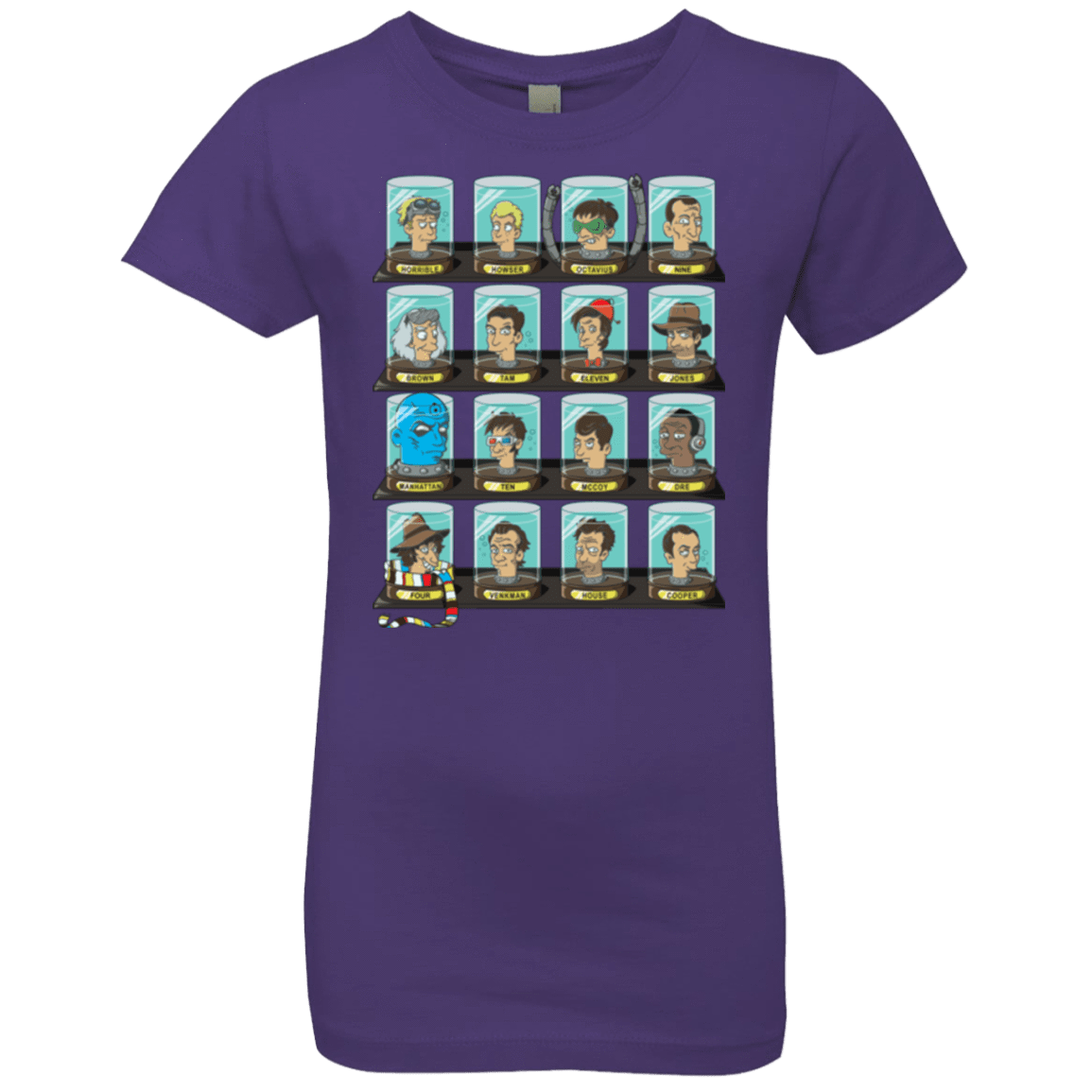 T-Shirts Purple Rush / YXS Doctorama Girls Premium T-Shirt