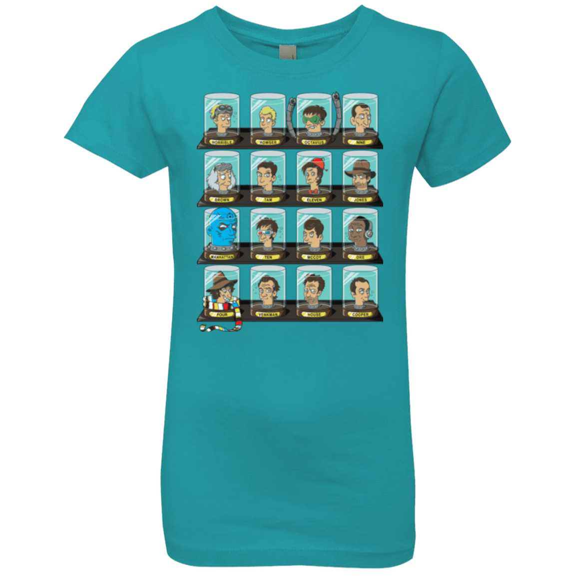 T-Shirts Tahiti Blue / YXS Doctorama Girls Premium T-Shirt