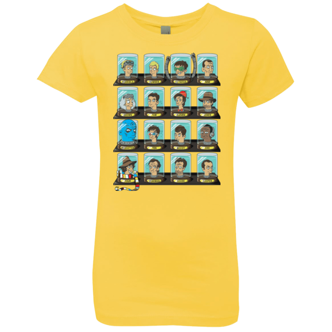 T-Shirts Vibrant Yellow / YXS Doctorama Girls Premium T-Shirt