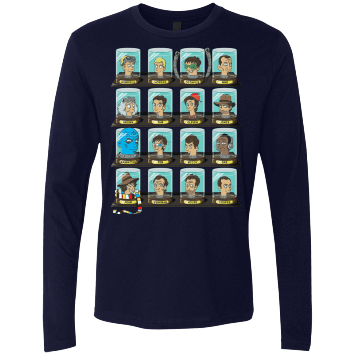 T-Shirts Midnight Navy / Small Doctorama Men's Premium Long Sleeve