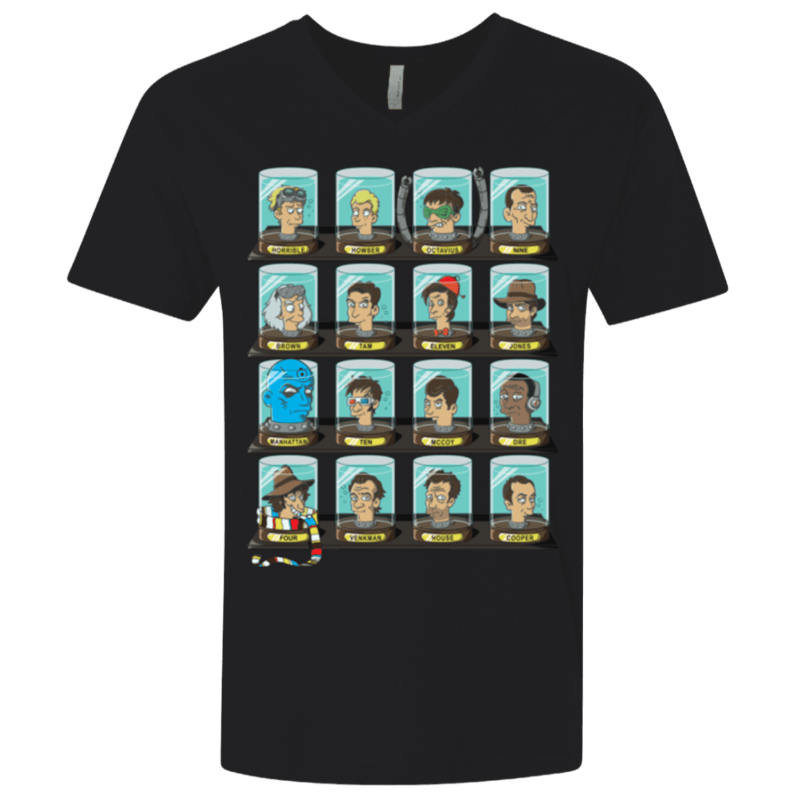 T-Shirts Black / X-Small Doctorama Men's Premium V-Neck