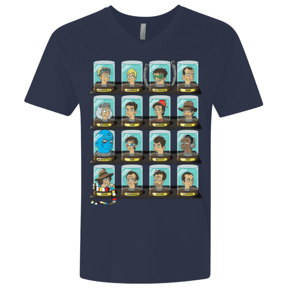 T-Shirts Midnight Navy / X-Small Doctorama Men's Premium V-Neck