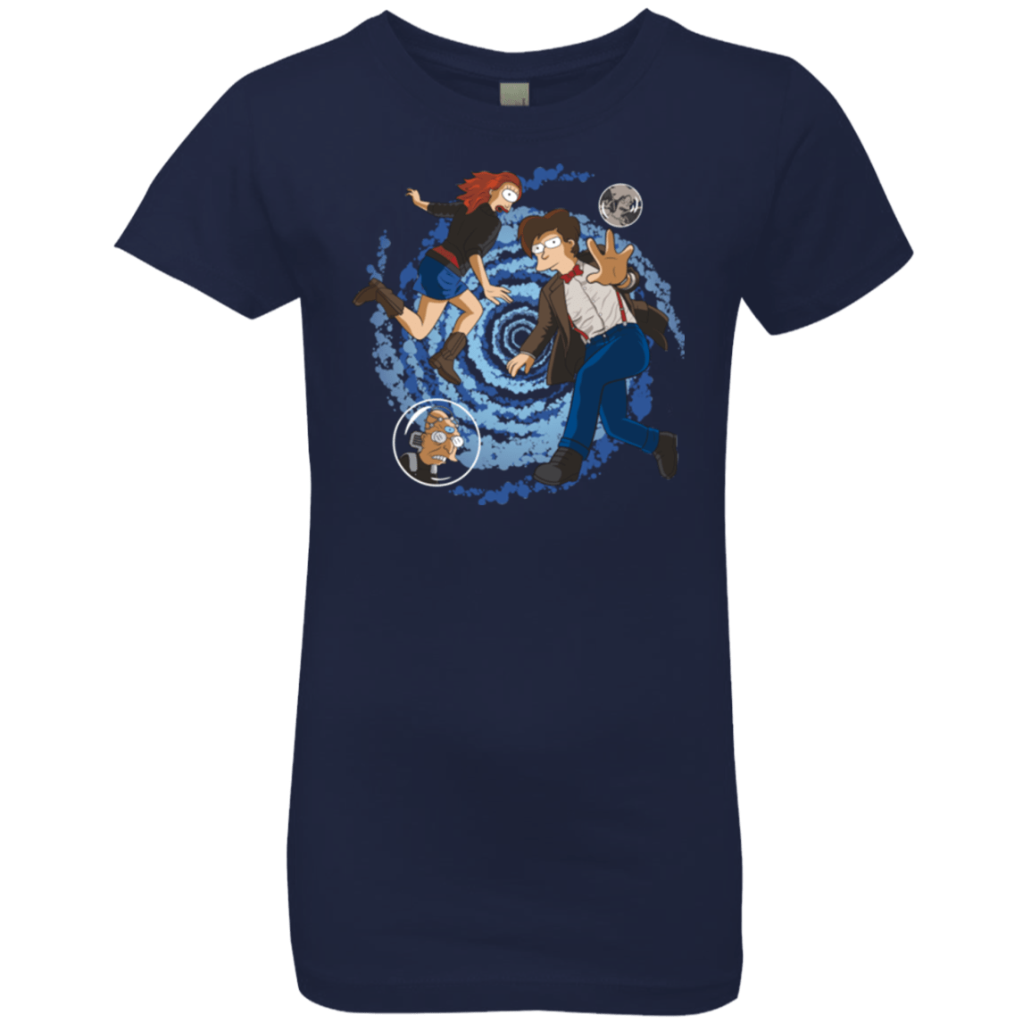 T-Shirts Midnight Navy / YXS Doctorama Returns Girls Premium T-Shirt