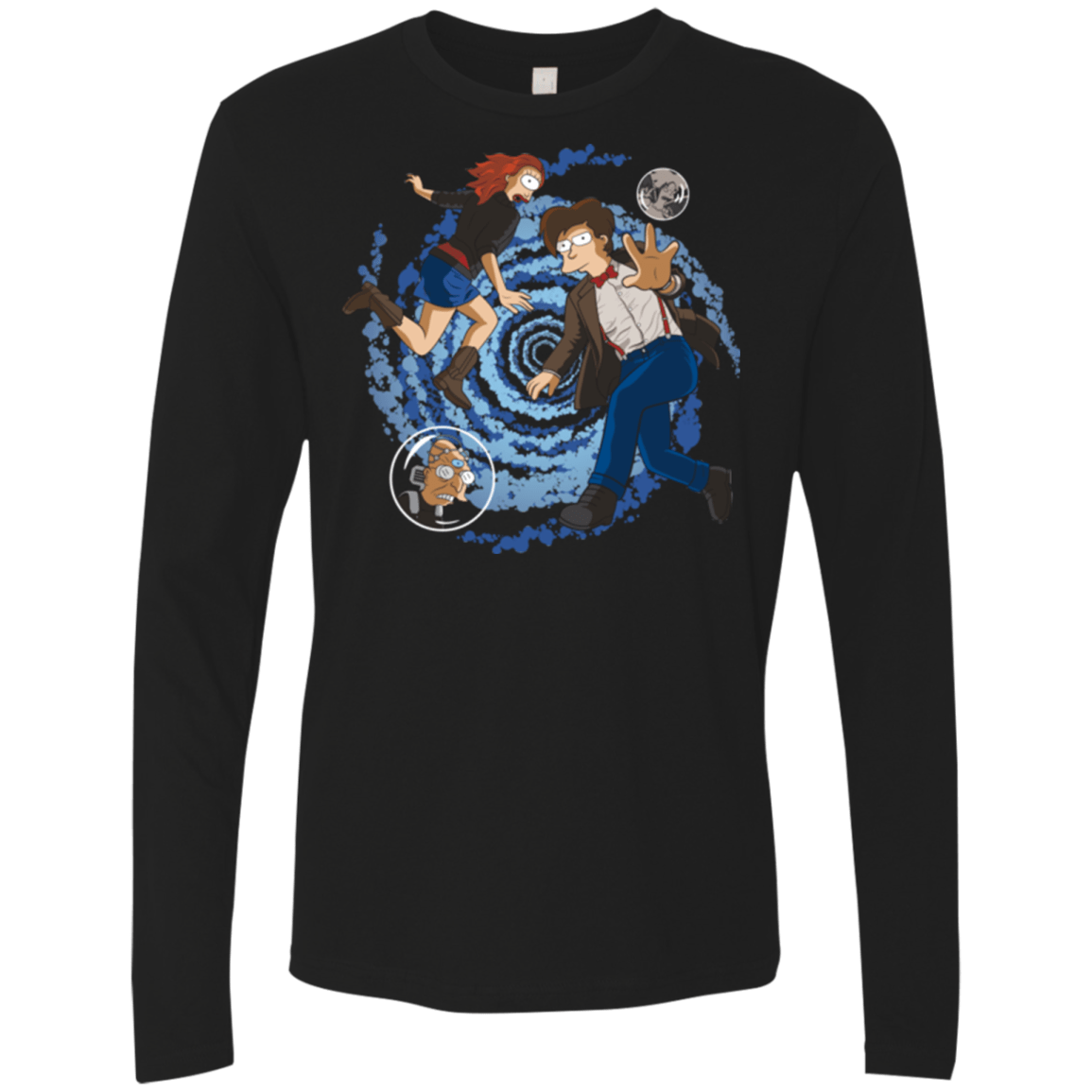 T-Shirts Black / Small Doctorama Returns Men's Premium Long Sleeve