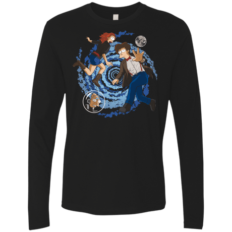 T-Shirts Black / Small Doctorama Returns Men's Premium Long Sleeve