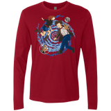 T-Shirts Cardinal / Small Doctorama Returns Men's Premium Long Sleeve