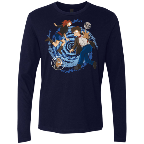 T-Shirts Midnight Navy / Small Doctorama Returns Men's Premium Long Sleeve